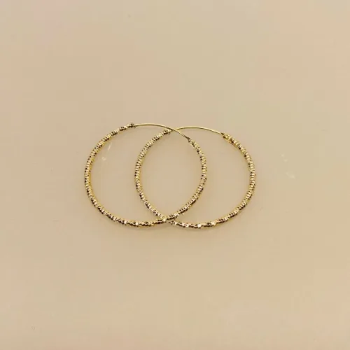 Creoler - Ø 30 mm øreringe sølv med ciseleret mønster, hoops, med mønster, mønstrede, øreringe, ørenringe, runde øreringe, sølv hoops, store, mellemstore, smukke, specielle, flotte, statement, cisselerede, rillede, lys sølv, loops, runde ringe, ægte sølv, sterling sølv, blanke, biti, ribe, billige, kvalitet, feminine, Stine A, Maanesten, Pernille Corydon, Susanne Friis Bjørner, Frk. Lisberg