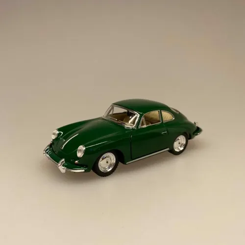Modelbil Porsche Carrera - Racergrøn, Metal Modelbil Porche, modelbil, racerbil, luksusbil, gaveide, kørekort, ny bil, symbolsk, metalbil, flot, elegant, legetøjsbil, biti, ribe,