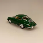 Modelbil Porsche Carrera - Racergrøn, Metal Modelbil Porche, modelbil, racerbil, luksusbil, gaveide, kørekort, ny bil, symbolsk, metalbil, flot, elegant, legetøjsbil, biti, ribe,