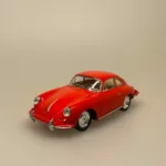 Modelbil Porsche Carrera - Rød, modelbil, rød porche, lille bil, legetøj, legetøjsbil, model, biti, ribe, racerbil, kørekort, gave, symbolsk