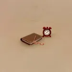 Miniature Bog og briller, hardback, læsehest, journalist, forfatter, digter, gave, gaveide, minibog, miniaturer, lillebitte, sættekasse, ting til, dukkehus, dukkehusting, dukkehus tilbehør, biti, ribe, skala, 1:12