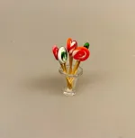 Miniature Runde Slikkepinde sæt a 3, Miniature Rund Slikkepind ,Miniature Bolchestok, slik, dukkehus, dukkehuset, sættekasseting, sætterkasseting, ting til, dukkehuset, sættekassen, miniatyre, miniaturere, mini, skala 1:12, købmandsbutik, legemad, legeslik, julepynt, nissetilbehør, nissebo, nisserne, nissedør, gaveide, sangskjuler, sød tand, sliksulten, pyrus,