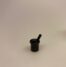 Morter miniature, mini, miniaturer, dukkehus, dukkehuset, nisser, til nisser, nisserne, nissebo, nissedør, naturvidenskab, forsker, sangskjuler, 1:12, sætterkasse, sættekasse, sættekasseting, samler, små, ting, biti, ribe, kemi, farmaceut, apotek, apoteker,Sort Miniature Morter,