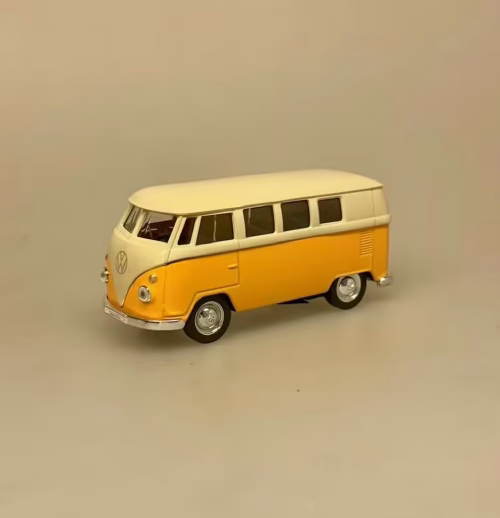 VW Folkevogns Rugbrød - Samba Gul/hvid - Billede 2