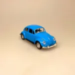 VW Folkevogn Bobbel Classic - Blå, Bil metal VW - Folkevogn Bobbel - Classic Blå, volkswagen, VW, folkevogn, nedgroet negl, asfaltboble, asfaltbobbel, klassisk, folkevogn, folkevognsbobbel, folkevognsboble, bobbel, bobble, boble, blå, klar blå, modelbil, model, kopi, samlere, biti, ribe