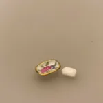 Miniature Sæbeskål med sæbe, håndvask, håndhygiejne, hygiejne,miniaturer, dukkehus, lillebitte, billigt, håndsprit,