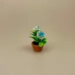 Miniature Potte med Hortensia Blå, Miniature Potte med Hortensia Rosa, hortensia, hortensiablomst, surbed, gartner, havearkitekt, dukkehus, dukkehusting, dukkehustibehør, sættekasse, sætterkasse, gaveide, symbolsk, gavekort, planteskole, biti, ribe, urtepotte, forår, have, havearbejde