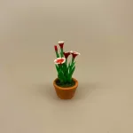 Miniature Potte røde Nelliker