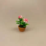 Miniature Potte med Hortensia Rosa, hortensia, hortensiablomst, surbed, gartner, havearkitekt, dukkehus, dukkehusting, dukkehustibehør, sættekasse, sætterkasse, gaveide, symbolsk, gavekort, planteskole, biti, ribe, urtepotte, forår, have, havearbejde