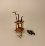 Miniature Nøgler guldfarvede, guldnøgler, nøgler, nøglebundt, nøgleknippe, nøglen til, kærlighed, ny lejlighed, nyt hjem, indflyttergave, biti, ribe, dukkehus, dukkehusting, sætterkasse, ting til, gaveide