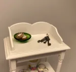 Miniature Nøgler sølvfarvede , Miniature Nøgler guldfarvede, guldnøgler, nøgler, nøglebundt, nøgleknippe, nøglen til, kærlighed, ny lejlighed, nyt hjem, indflyttergave, biti, ribe, dukkehus, dukkehusting, sætterkasse, ting til, gaveide