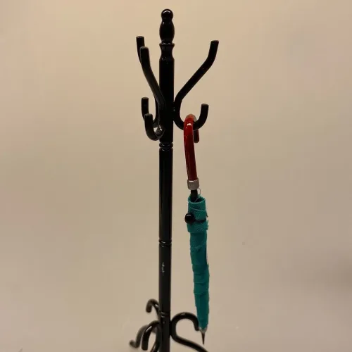 Miniature Sort metal stumtjener