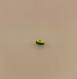 Miniature halv Avokado, grønt, grønsager, frugt, avokado, avocado, mini, dukkehusmad, dukkehusting, dukkehus, sættrekasse, sættekasse, mikro, rejecocktail, biti, ribe, legemad,