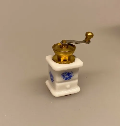 Miniature Porcelæn Kaffemølle
