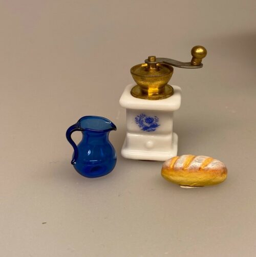 Miniature Porcelæn Kaffemølle