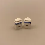 Miniature Porcelænskrukker Mel & Sukker