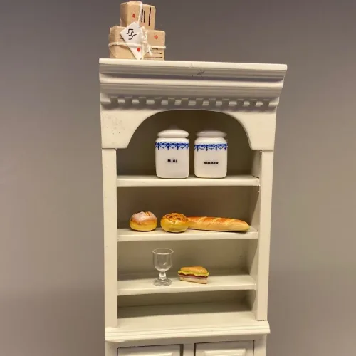 Miniature Porcelænskrukker Mel & Sukker