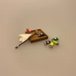 Miniature Trækasse med malertuber, oliemaling, akrylmaling, maler, kunstmaler, kunstner, artikler, hobby, maling, mini, krea, kreativ,