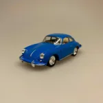 Modelbil Porsche Carrera - Blå, Metal Modelbil Porche , modelbil, racerbil, luksusbil, gaveide, kørekort, ny bil, symbolsk, metalbil, flot, elegant, legetøjsbil, biti, ribe,