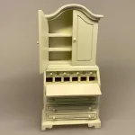 Miniature Chatol cremefarvet, skab, skuffemøbel, stue, dukkestue, dukkehus, dukkemøbler, dukkehusmøbel, biti, ribe, mini