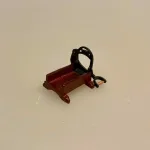 , dukketing, mini, retro, gammel, køkken , dukkekøkken, miniaturer, dukkehus, brødmaskine, brøødskærer, brødskæremaskine, rådvad, raadvad, guillotine, Miniature Brødmaskine