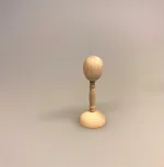 Miniature Hatteholder af træ, hattehoved, hattestativ, hatteholder, træhoved, dukkehat, miniature, Miniature Hat Blomstret med Bånd, Miniature Hat, damehat, hat, feminin, dukkehat, dukkebutik, trikotage, dukkehus, dukkehusting, dukkehus tilbehør, ting til dukkehuset, dukkestue,samler, mniaturer, biti, ribe,