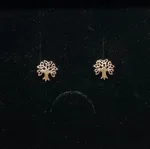 Vikingeøreringe Sølvørestikkere - Yggdrasil Keltisk. livets træ, livtræet, generationerne, slægt skal følge slægters gang, magisk tre, tallet tre, keltisk, evighedsflet, evigheden, vikinger, vikingerne, vikingetiden, vikingesmykker, kopi, fund, vikingefund, museumssmykker, museums smykker, sølv, ægte sølv, sterling sølv, nikkelfri, små, fine, symbolske, symbolik, livskraft, energi, historiske, smykker, nordiske, smykker, nordisk, mytologi, aserne, asatro, biti, Ribe