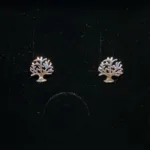 Vikingeøreringe Sølvørestikkere - Yggdrasil Stiliseret. livets træ, livtræet, generationerne, slægt skal følge slægters gang, magisk tre, tallet tre, keltisk, evighedsflet, evigheden, vikinger, vikingerne, vikingetiden, vikingesmykker, kopi, fund, vikingefund, museumssmykker, museums smykker, sølv, ægte sølv, sterling sølv, nikkelfri, små, fine, symbolske, symbolik, livskraft, energi, historiske, smykker, nordiske, smykker, nordisk, mytologi, aserne, asatro, biti, Ribe