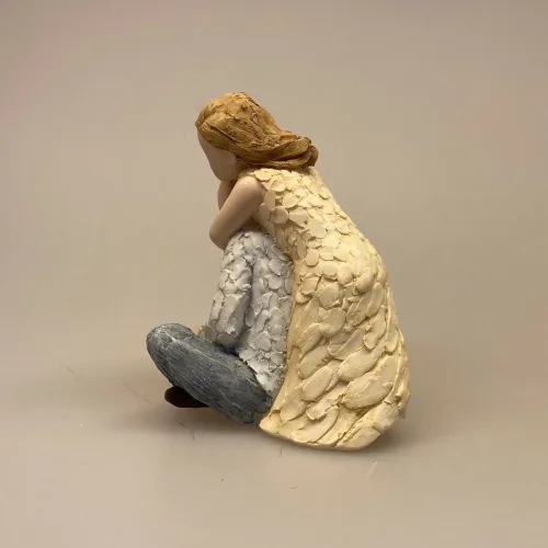 More than words figur - A Close Bond, storebror, lillesøster, søskende, søskendekærlighed, sammenhold, figur, børn, bror og søster, hengivenhed, arora, more than words, ribe, biti, vadehavet, gaveide, gave, konfirmation, til min søster, til min bror, broder,