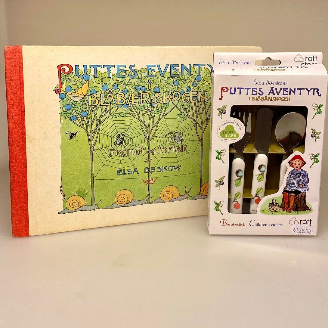 Elsa Beskow Børnebestik - Putte i Blåbærskoven - Billede 4