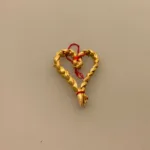 Miniature Halm Hjerte, halmkrans, halmhjerte, hjertekrans, dørkrans, dørpynt, nissedør, nisser, nisserne, dukkehus, dukkehusting, dukkehustilbehør, ting til, tilbehør, miniatyre, miniature, miniaturer, 1:12, lundby, julepynt, stilleben, mini, nisselandskab, nissehus, minipynt, december, jul i , biti, ribe