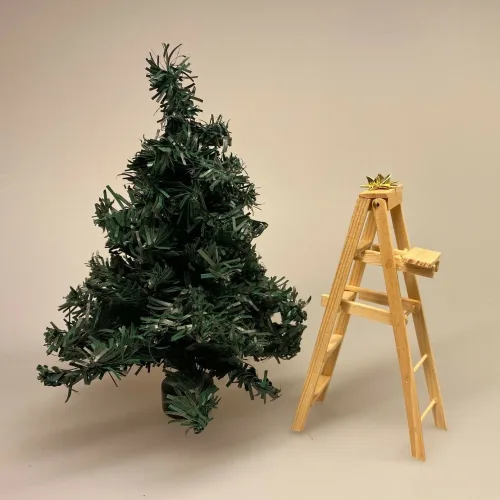 Miniature Juletræ - Ædelgran, Miniature Juletræ - Rødgran, juletræ, julegran, gran, rødgran, grantræ, julepynt, nissedør, nissehus, nissebo, miniature, dukkehus, dukkehuset, ting til, dukkehusting, mini, micro, biti, ribe, 1:12,