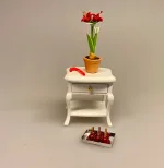 Miniature Potte med Røde Amaryllis, de fire hjørner, juleblomst, december, Miniature Potte med Røde Amaryllis, de fire hjørner, juleblomst, december,