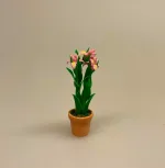 Miniature Potte med rosa Iris, Miniature Potte med orange Iris, blomst,, påske, påskeblomster, mini, urtepotte, lerpotte, blomsterpotte, dukkehus, dukkehusting, dukkehustilbehør, 1:12, skala, mini, miniature, miniatyre, miniaturer, sættekasse, sætterkasse, sangskjuler, symbolsk, gavekort, planteskole, haven, have entusiast, havemand, gartner, uddannet, biti, ribe, landskabsarkitekt,