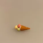 Miniature Gammeldags vaffel med 4 kugler, Miniature vaffel med Vaniljeis, Miniature vaffel med Softice, isvaffel, vaffelis, softice, is, dukkehus, dukkehusting, dukkehusmad, legemad, miniature, miniaturer, nissedør, nisseting, nissetilbehør, ting til, tilbehør, nisser, dukkehus, biti, ribe, sætterkasse, sættekasse, sætterkasseting,