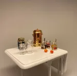 Miniature Henkogningsglas lille, henkogning, patentglas, weck, weckglas, sylteglas, sylte, køkkenglas, dukkehus, dukkehuskøkken, køkkenting, dukkehustilbehør, nissedør, nisser, nisseting, nissetilbehør, nissebo, nissehus, ting til, sætterkasse, sættekasse, amagerhylde, småt, 1:12, lundby,