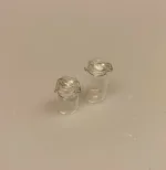 Miniature Henkogningsglas lille, henkogning, patentglas, weck, weckglas, sylteglas, sylte, køkkenglas, dukkehus, dukkehuskøkken, køkkenting, dukkehustilbehør, nissedør, nisser, nisseting, nissetilbehør, nissebo, nissehus, ting til, sætterkasse, sættekasse, amagerhylde, småt, 1:12, lundby,Miniature Henkogningsglas stort