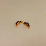 Miniature Kransekage stykker - 2 stk, bryllup, reception, kransekagestykke, bager, dukkehus, bagerbutik,