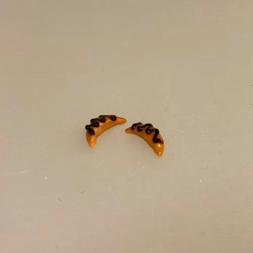 Miniature Kransekage stykker - 2 stk, bryllup, reception, kransekagestykke, bager, dukkehus, bagerbutik,