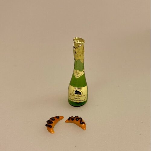 Miniature Kransekage stykker - 2 stk, bryllup, reception, kransekagestykke, bager, dukkehus, bagerbutik,