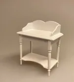 Miniature Skrivepult lille hvid, skrivebord, sygeplejerske, sygepleje, lampebord, lille, træ, dukkestue, dukkemøbler, miniature, miniaturer, dukkehusmøbler, dukkehusting, dukkehustilbehør, ting til, tilbehør, nisser, nisseting, nissedør, nissetilbehør, nissehus, nissebo, 1:12, biti, ribe,