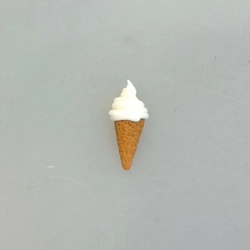 Miniature vaffel med Softice, isvaffel, vaffelis, vaffelis, softice, is, dukkehus, dukkehusting, dukkehusmad, legemad, miniature, miniaturer, nissedør, nisseting, nissetilbehør, ting til, tilbehør, nisser, dukkehus, biti, ribe, sætterkasse, sættekasse, sætterkasseting,