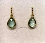 Forgyldte Ørenringe med runde facetsten - Grøn Kvarts, sart grønne, lysegrøn, champagnefarvet, grønlig, Forgyldte Ørenringe med runde facetsten - Grøn Kvarts, Forgyldte Ørenringe med runde facetsten - Grøn Agat, grønne, øreringe, ørehængere, ørenhængere, ørekroge, sten, med ægte, sten, ædelsten, grøn, guld, ægte, forgyldte, guldbelagte, sterling sølv, 925, facetslebne, facet, stine a, maanesten, enamel, marianne dulong, julie sandlau, susanne friis bjørner, dansk design, danske brands, flotte, små, gaveide, julegave, hængeøreringe, hængere, biti, ribe, champagnefarvede,