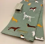 Viskestykke Bomuld med tryk - Forskellige Hunde, Grillhandske bomuld med tryk - Forskellige Hunde, ting med hunde, fetch, sophie allport, køkkenting, kok, madlavning, gaveide, julegave, gravhund, jack russel, westie, west highland terrier, bulldog, golden retriever, brun labrador, dalamatiner, spaniel, dansk svensk gård hund, biti, ribe