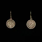 Bronze Ørehængere Ringkædemønster, ringkæde, evighed, infinity, uendelighed, evighedsmønster, kædemønster, øreringe, ørehængere, hænge øreringe, lange, øreringe, ørenringe, gyldne, kobber, kobbersmykker, kobberbryllup, varm farve, ægte, guld, bronze, bronzesmykker, vikinger, vikingetiden, vikingesmykker, vikingefund, sølvskat, opgravninger, museumssmykker, ansgar, ribe, domkirken, dagmar, riberhus, runde, flotte, specielle, symbolik, for evigt, kopismykker, vikingeøreringe, sif, thor, freja, ydun, idun, balder, loke, aser, asgård, vadehavet, sort sol, gave, gaveide,, elsker dig for evigt, mors dag, gave