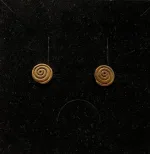 Bronze ørestikkere - Spiraler, snegle, runde, studs, plader, bronzesmykker, bronze, ørestikkere, ørestikker, øreringe, gyldne,