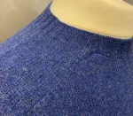 Harley of Scotland - Lambswool Pullover Uni Kongeblå, royal blue, coboltblå, koboltblå, klr blå, Harley of Scotland - Unisex Uld Pullover - tofarvet, turkis, blå, blågrøn, sporty, herremodel, herrestrik, herresweater, uldtrøje, uldpullover, pullover, striktrøje, strik, trøje, let, lun, tynd, lang, damestrik, biti, speciel, skotsk