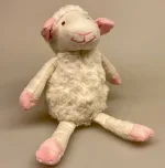 Bamse - Lille plys Lam rosa, lam, lammebamse, bamselam, krammedyr, krammebamse, sovedyr, lille, handy, til børn, puttedyr, følgesvend, gaveide, påske, påskeæg, i stedet for, børnebørn, babyshower, barnedåb, dåbsgave, barselsgave, til, baby, den lille ny, påskebamse, plys, plysdyr, påskelam, biti, ribe