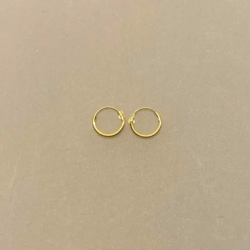 Creoler - Ø 08 mm øreringe forgyldt sølv - glatte Hoops, Creoler - Ø 10 mm øreringe forgyldt sølv - glatte Hoops, creoler, hoops, runde, øreringe, ørenringe, ringe, ægte, guld, forgyldt, sterling sølv, forgyldt sølv, billige, god kvalitet, holdbare, stine a, enamel, maanesten, danske mærker, danske, brands, design, små, guldøreringe, guldhoops, biti, ribe