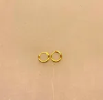 Creoler - Ø 08 mm øreringe forgyldt sølv - glatte Hoops, Creoler - Ø 10 mm øreringe forgyldt sølv - glatte Hoops, creoler, hoops, runde, øreringe, ørenringe, ringe, ægte, guld, forgyldt, sterling sølv, forgyldt sølv, billige, god kvalitet, holdbare, stine a, enamel, maanesten, danske mærker, danske, brands, design, små, guldøreringe, guldhoops, biti, ribe
